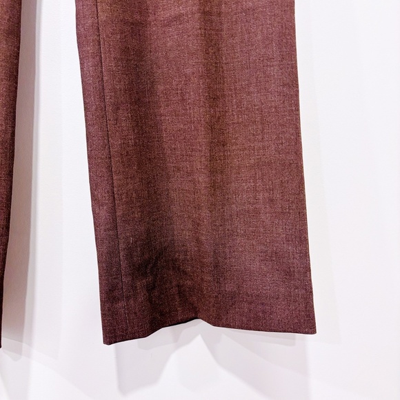 CALVIN KLEIN Brown wide leg pants | Tailored office essential | Size 10 * - Picture 9 of 10